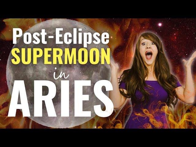 Post-Eclipse CRISIS! Full Moon in Aries Forecast for ALL 12 SIGNS!