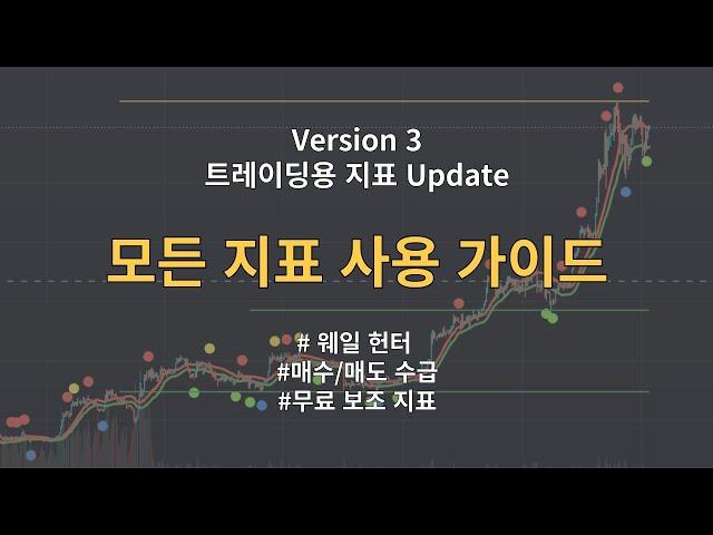지표 사용 가이드(웨일헌터/청산라인/오더블럭, 매수/매도 지표)