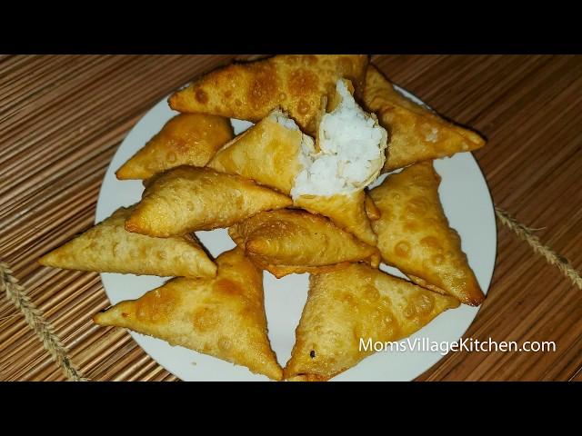 Rice Samosas  - Ugandan African Food - Mom's Village Kitchen