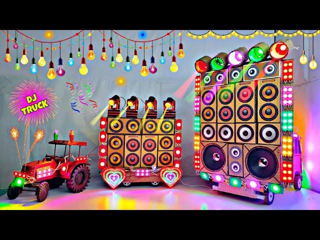 Mini Dj Truck loading At-New Home by cardboard making dj truck and light dj toy eicher dj big Dj