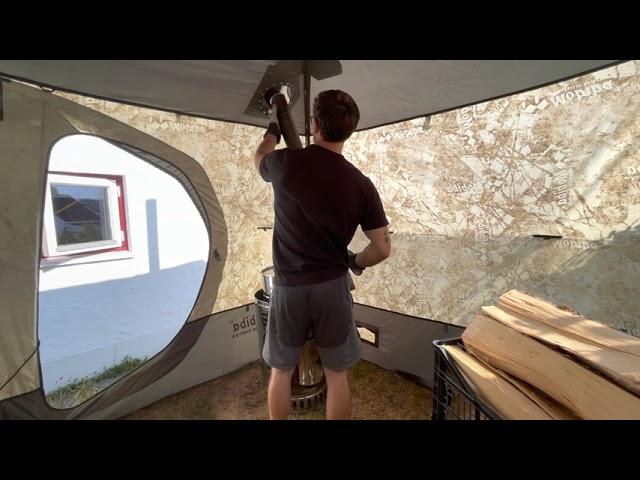 Mobile sauna Mobiba MB-15 Set up/Super HERO