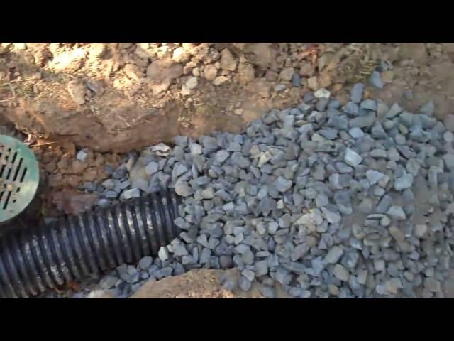 Retaining Wall drainage from Chris Orser Landscaping