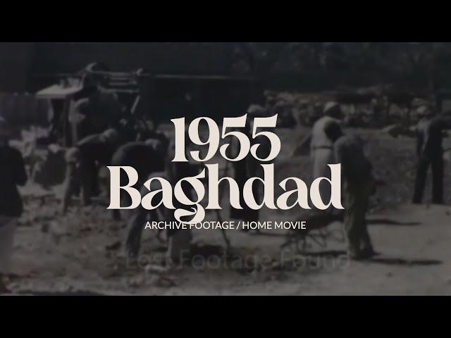 Archive footage of Orient Express from Baghdad to Istanbul in the 1950s, home movie film