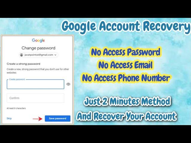 How To Recover Gmail Account Without Phone Number WithOut verification Trick | The easiest way