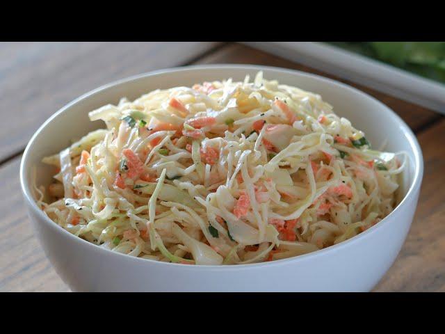 How to Make Coleslaw | Homemade Coleslaw Recipe