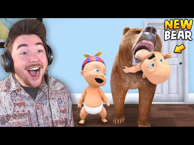 MY BABY FOUND A BEAR!!! (With Kindly Keyin) | Who's Your Daddy