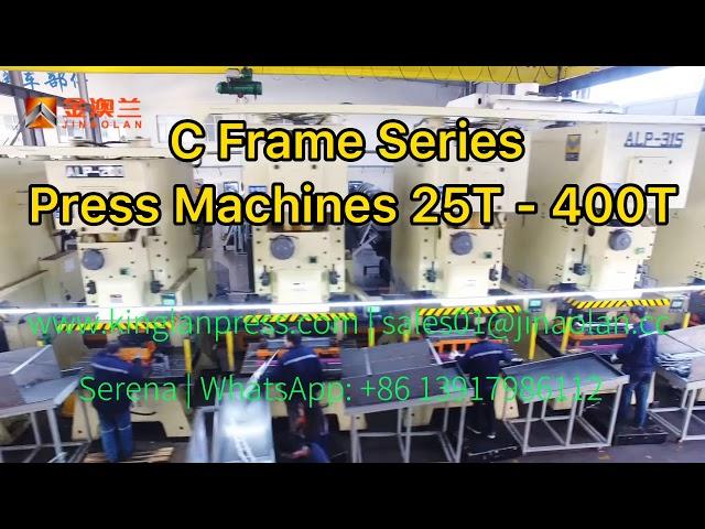 C Frame Series Press Stamping Line Production / Production Videos in Customer Plants