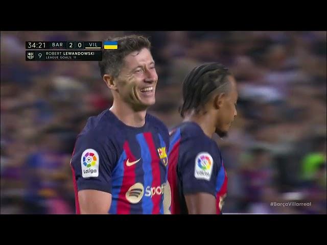 Lewandowski second goal vs Villarreal - FULL HIGHLIGHT 1080p