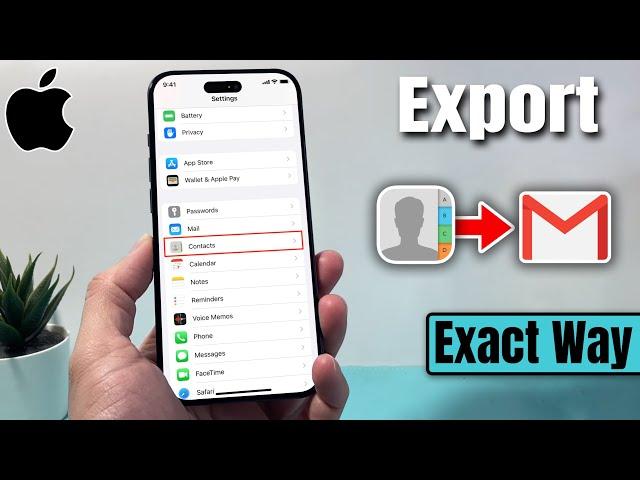 How to Export iPhone Contacts to Gmail || Import iPhone Contacts in Google Account