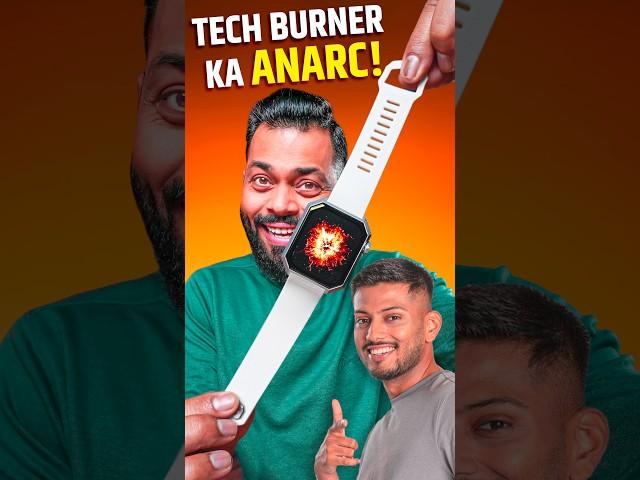 We Tested Tech Burner's New Smartwatch ft. Anarc #shorts
