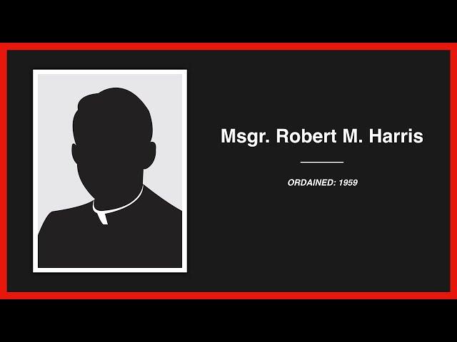 Priest Accused of Sexual Abuse: Msgr. Robert M. Harris (Diocese of Brooklyn)