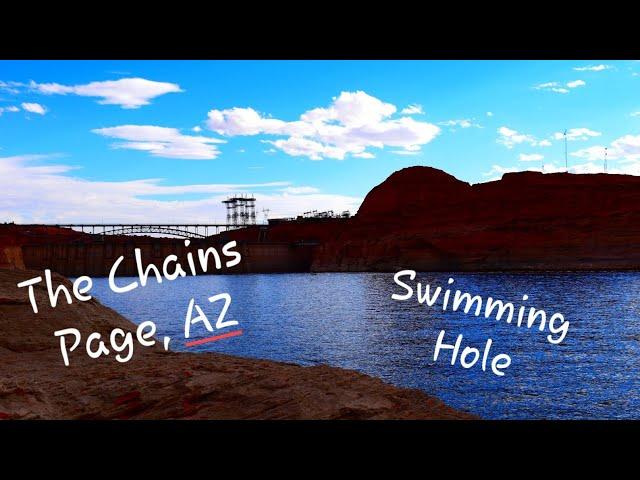 Arizona Trip Part 4: Page Arizona The Chains swimming hole