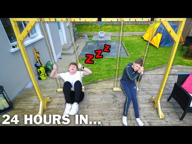 LAST TO STOP SWINGING WINS Challenge w/ADAM B