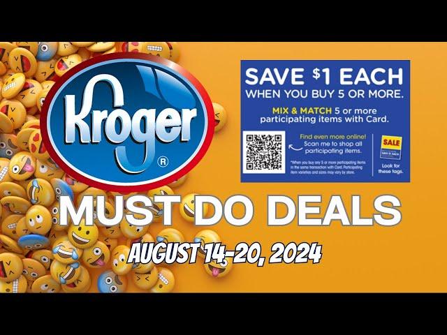 *MONEYMAKER DEAL* Kroger MUST DO Deals for 8/14-8/20 | NEW MEGA SALE & MORE