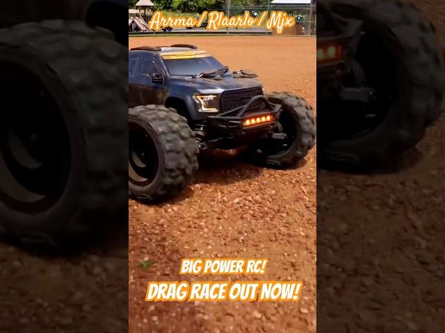 #arrma Rc Drag Race! #shorts #rc #trending #fyp #rlaarlo #mjxrc #radiocontrol #offroad