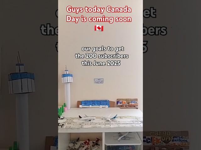 very soon as Canada Day on July 1st#airplane#aviation#subscribe##CanadaDaycomingSoon#like