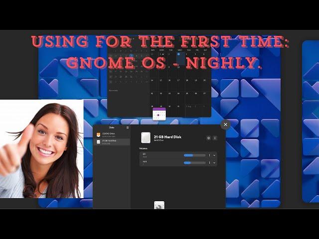 Trying out Gnome OS Nightly for the first time...