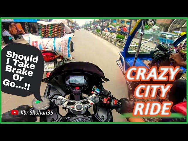 CRAZY CITY RIDE || CITY RIDE WITH RTR 2V RIDER