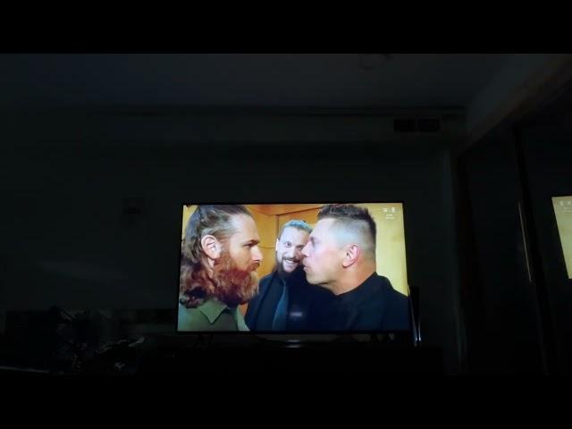 Sami Zayn, The Miz, and Karrion Kross backstage segment.