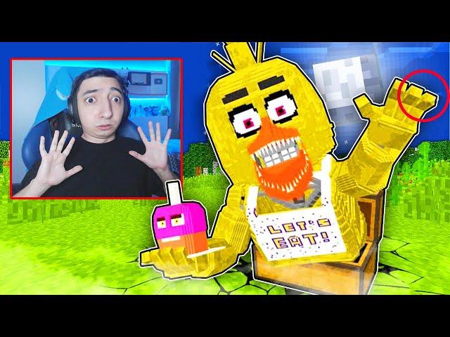 Minecraft'ta FNAF Modu ile YAYINCIYI TROLLEDİM!