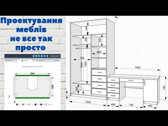 Проектування меблів, не все так просто