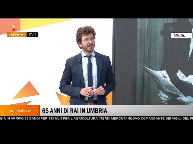 APERITIVO di Umbria Tv- 65 anni con la Rai in Umbria