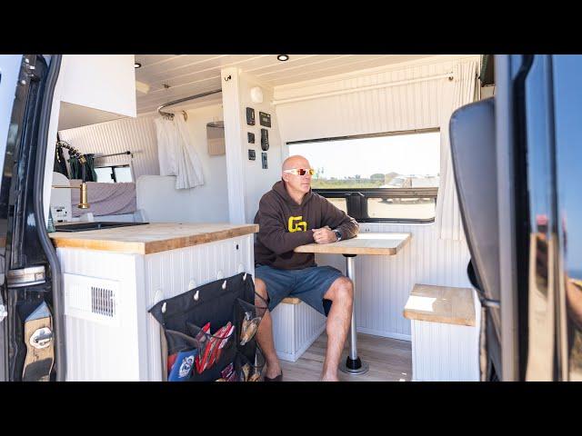 Mercedes Sprinter Van Tour / Unique Shower with Air Conditioner