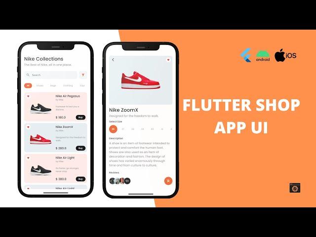 Flutter Shop App UI - Flutter UI - Speed Code