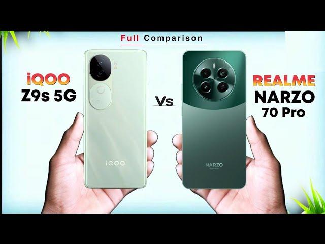 Realme Narzo 70 Pro 5G vs iQOO Z9s 5G  Full comparison & details video