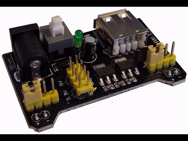 Using an MB-102 Breadboard Power Supply Module