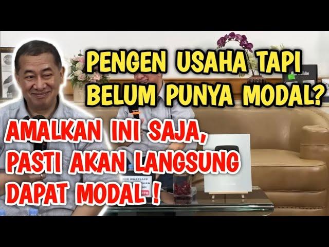 BUAT YANG BUTUH MODAL BUAT USAHA DENGARKAN INI PASTI PUNYA MODAL! #rday