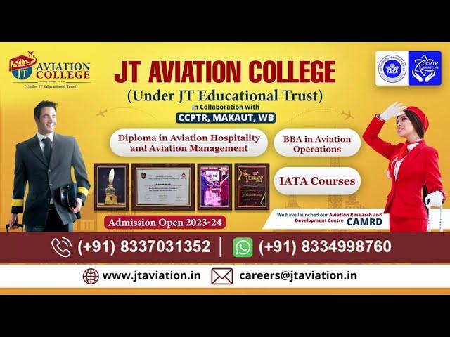 Admission Open for 2023-2024 | JT Aviation College | Contact Now