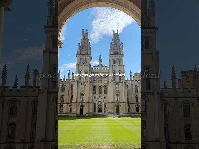 pov: you get to learn at oxford  #oxford #oxforduniversity #study #studymotivation #vlog #college