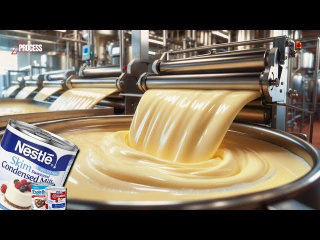 How Condensed Milk is Made In Factories: Amazing Process!