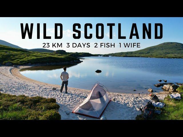 3 Days Wild Camping, Hiking & Fishing in the Scottish Wilderness