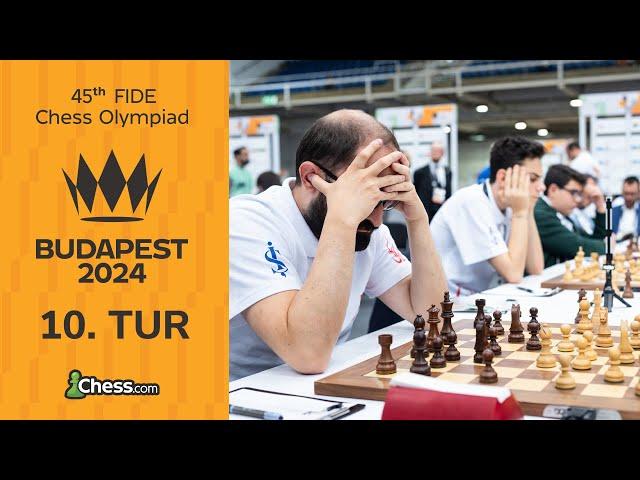 Türkiye, Polonya ve Letonya'ya Karşı! | 45. FIDE Satranç Olimpiyatları | 10. Tur