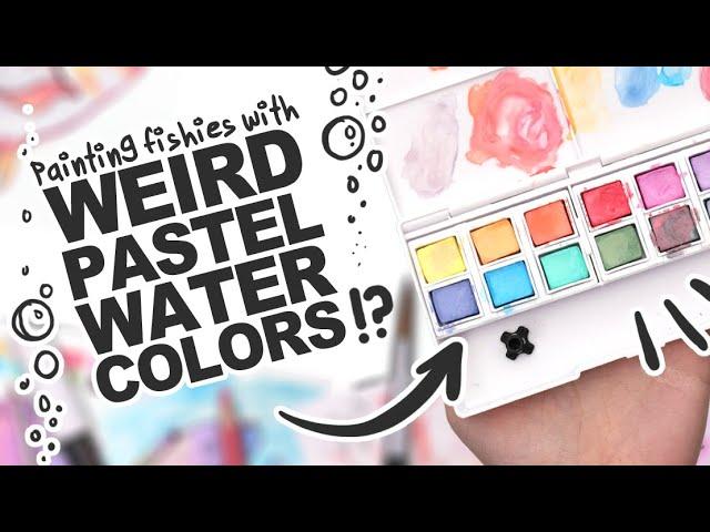 THERE'S SOMETHING ABOUT THESE WATERCOLORS...? | Scrawlrbox Mystery Art Supply Unboxing