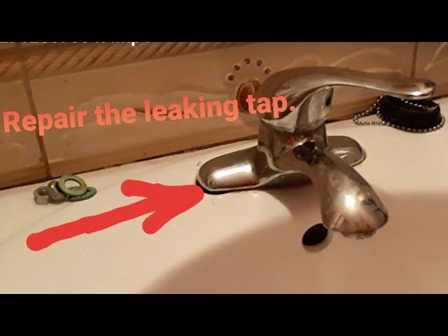 How to repair a leak on a toilet sink.Watch the end for a little secret.
