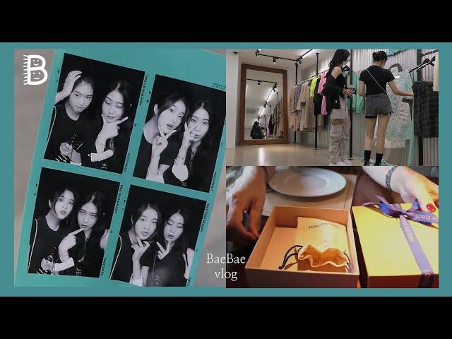 [배배자매] VLOG, 자매브이로그, 엄마 생일 준비, 생일 브이로그, 쇼핑 브이로그, 갤러리아에서 flex해보기, 압구정 바이레도, 쇼룸구경하기, 청담 레스토랑에서 가족식사