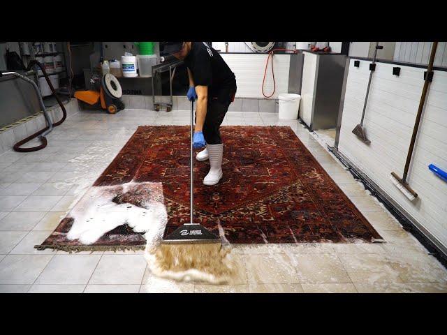 Washing a MEGA LARGE Turkish Barn Rug