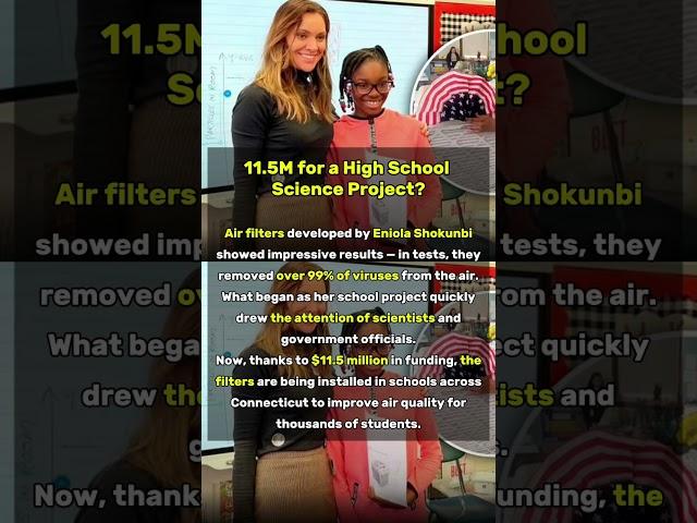 11.5M for a High School Science Project? #historyoflife #history #shorts