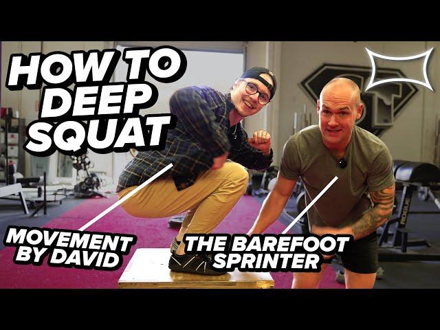 Simple Mobility Exercises to IMPROVE Squat Depth (Ft. David Thurin)