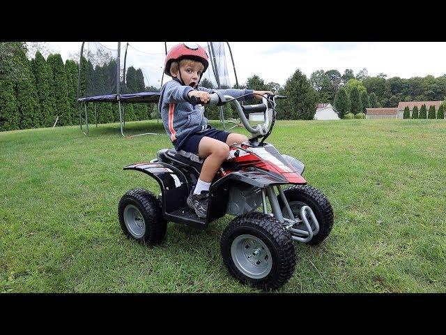 Clark's First Ride on a Four Wheeler