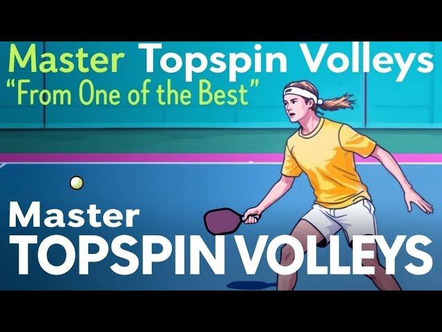 4.5 Pickleball Learns Topspin Volleys From One of the Best