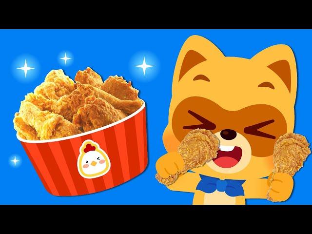 Chicken Song| Kids Songs & Nursery Rhymes | Food Song for Kids | Lotty Friends