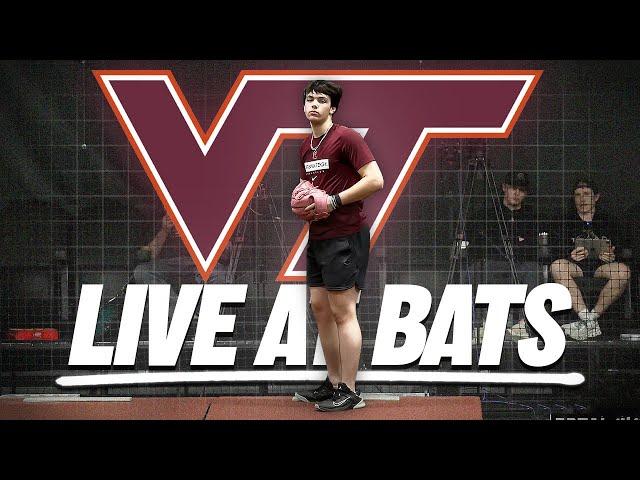 94 MPH High School Junior DOMINATES In Live ABs | Alex Hoffman