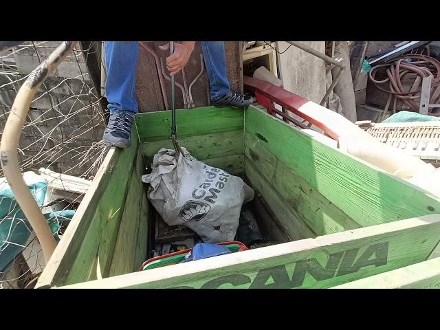 Large Black Mamba discovered inside a storage box. Trenance Park, Verulam.