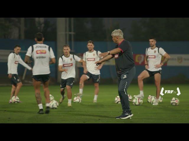 Mircea Lucescu, în acțiune la primul antrenament ca selecționer al echipei naționale