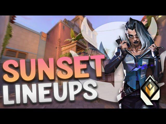 BEST Fade Lineups on Sunset (VALORANT Guide)