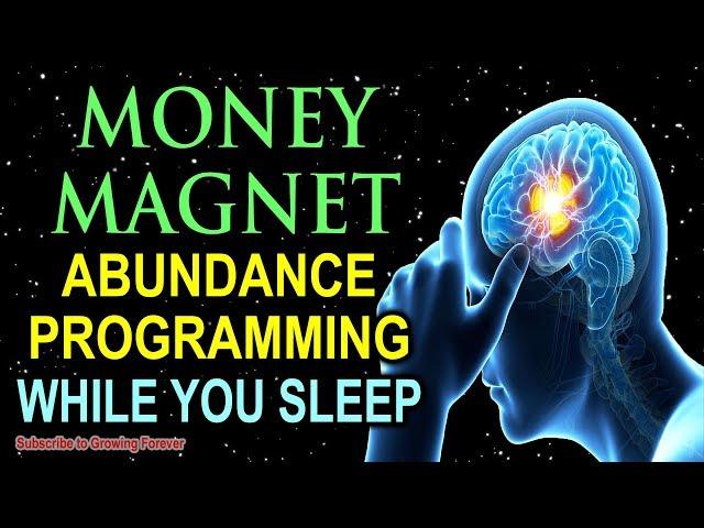 I AM A MONEY MAGNET ~ Sleep Programming Affirmations For Abundance And Wealth ~ Millionaire Mindset!